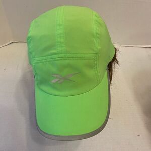 Reebok green running hat